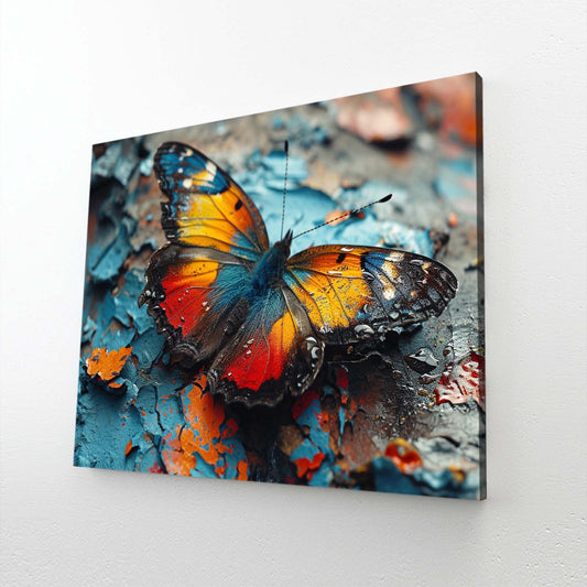 Rusted Beauty Butterfly Wall Art