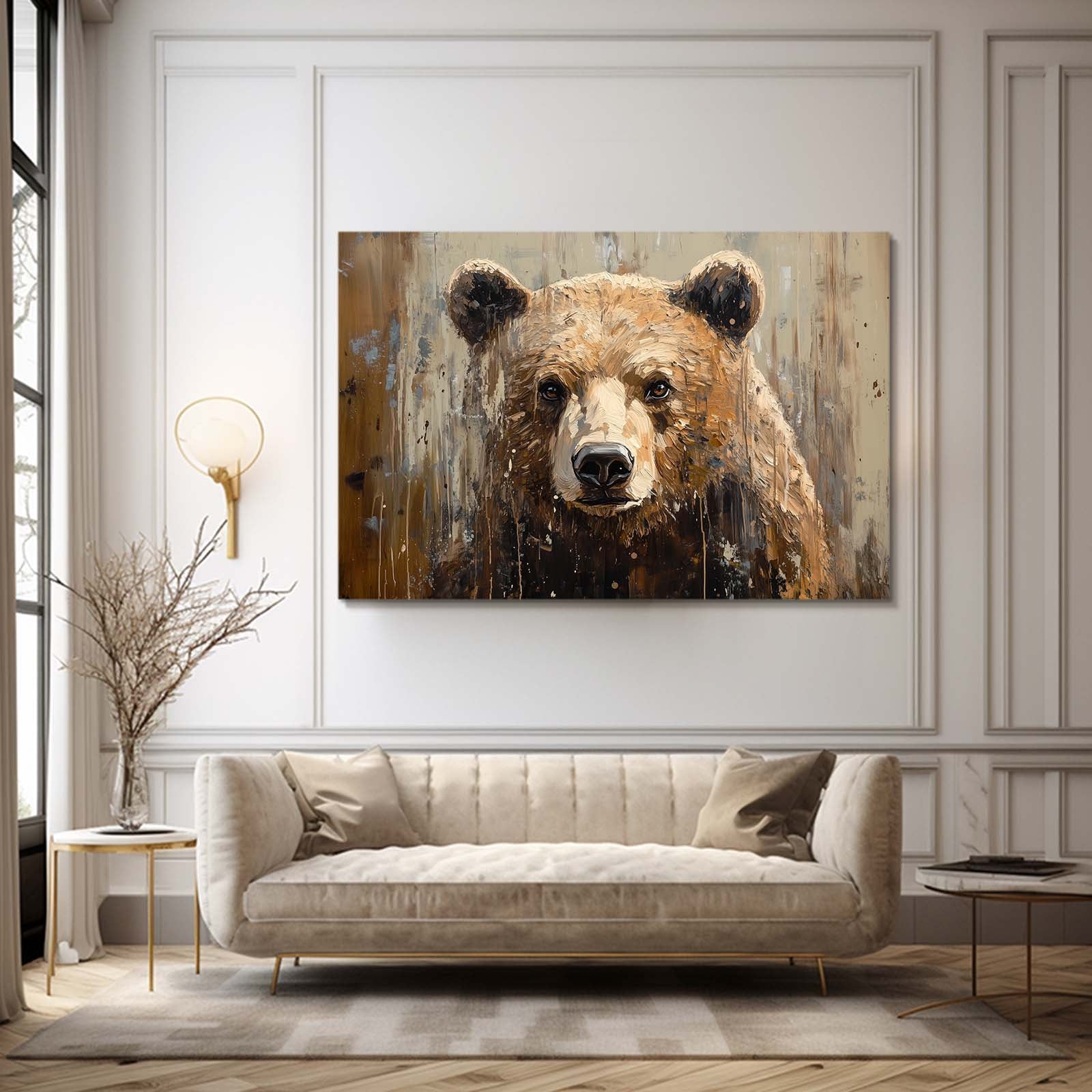 Rustic Bear Wall Art
