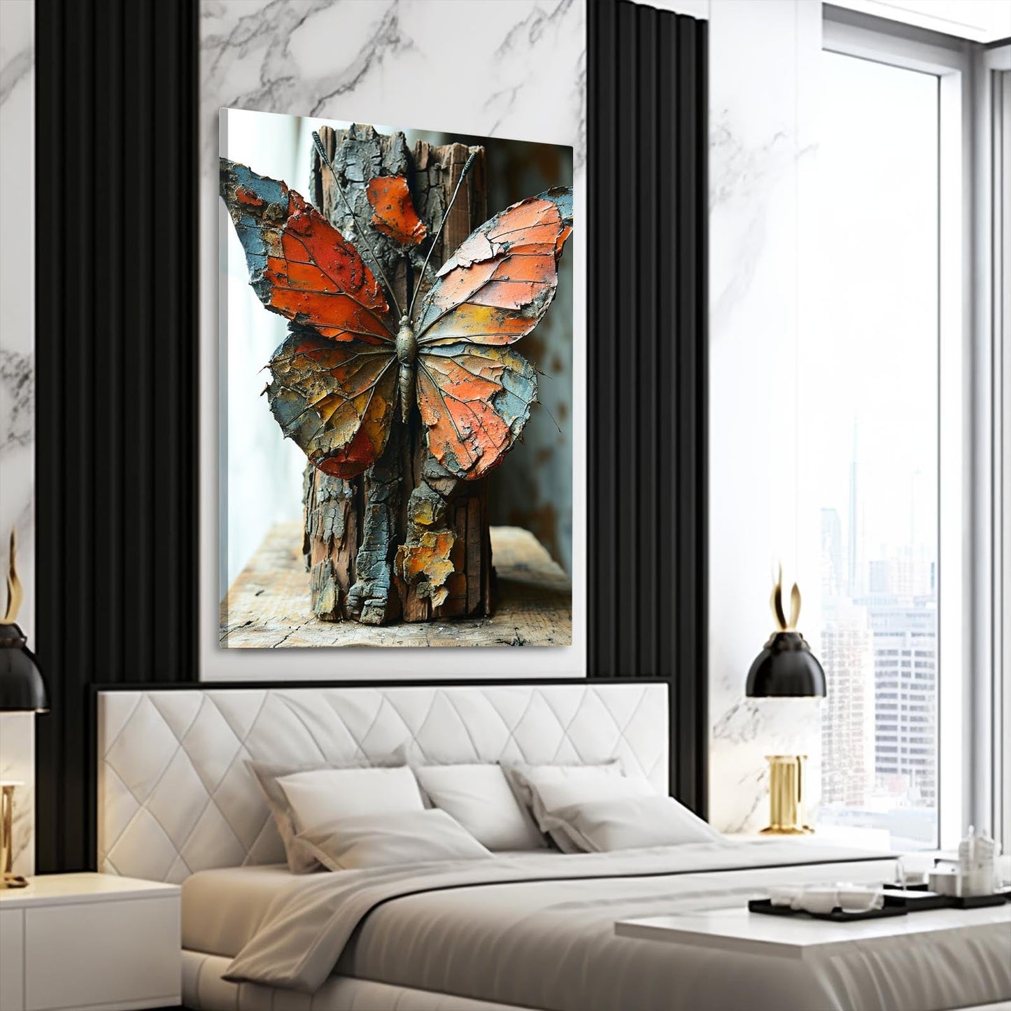 Rustic Butterfly Wall Art