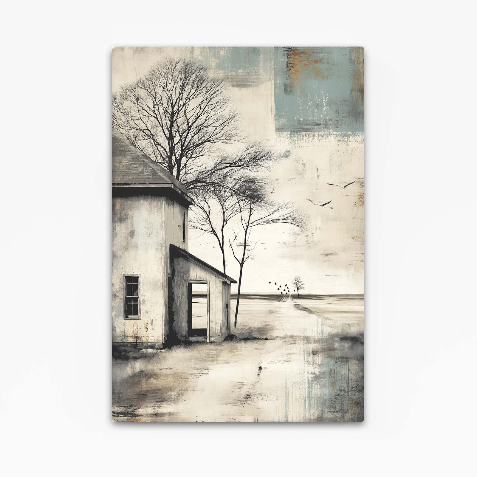 Rustic Tree Farmhouse Farmhouse Wall Art – rustic tree farmhouse farmhouse canvas print