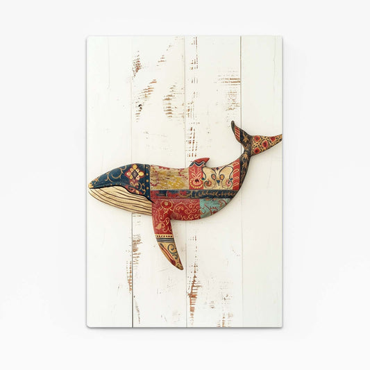 Rustic Whale Wall Art