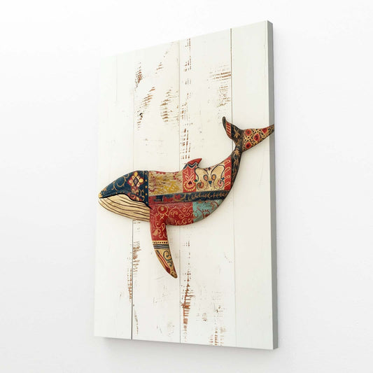 Rustic Whale Wall Art