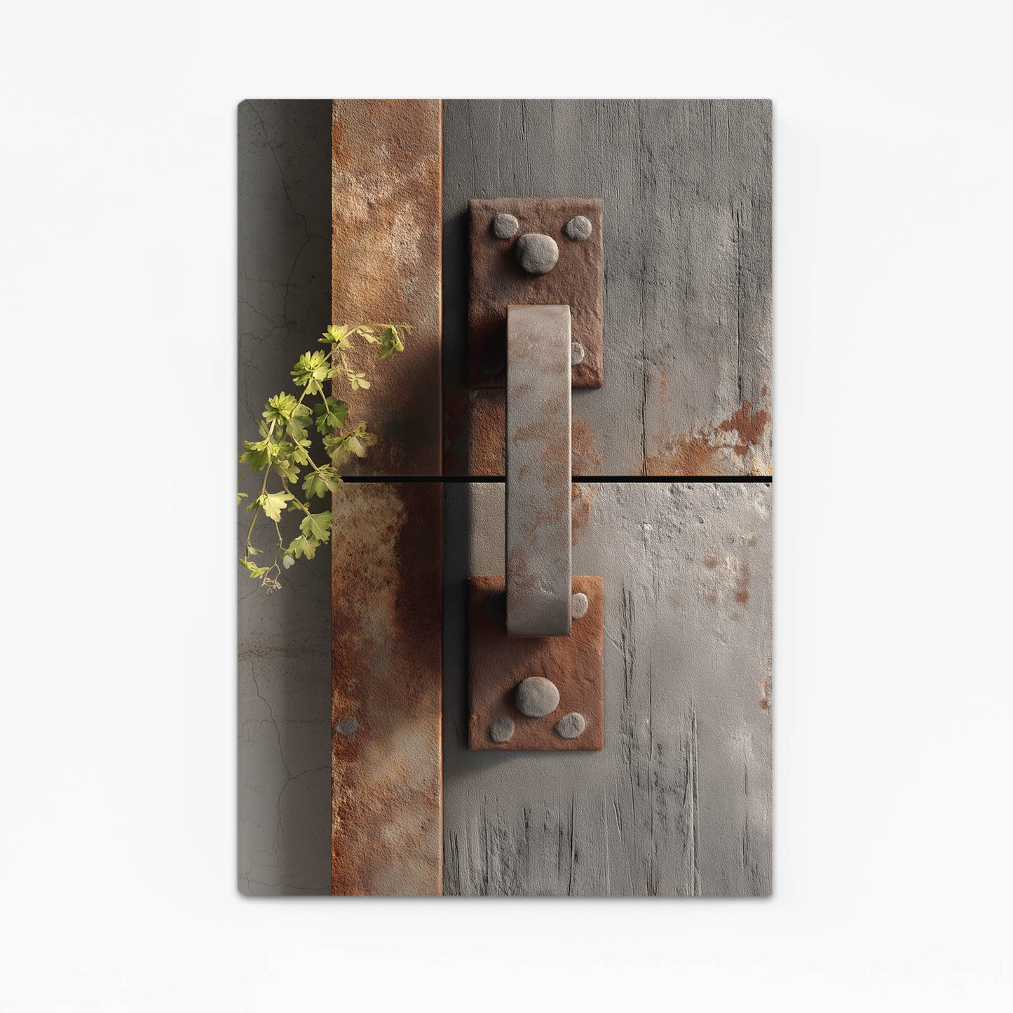Rustic Wood Plant Farmhouse Wall Art – rustic wood plant farmhouse canvas print