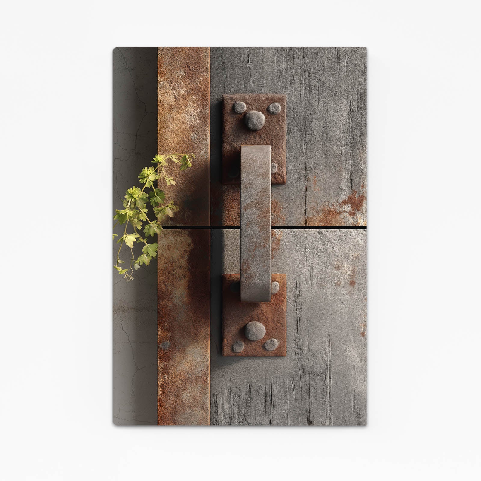 Rustic Wood Plant Farmhouse Wall Art – rustic wood plant farmhouse canvas print