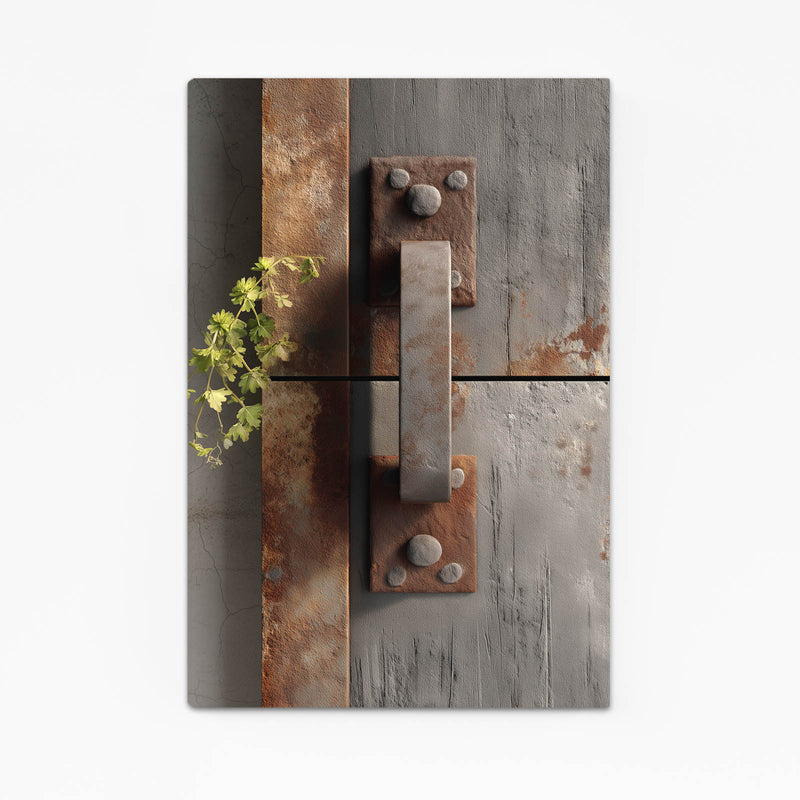Rustic Wood Plant Farmhouse Wall Art – rustic wood plant farmhouse canvas print