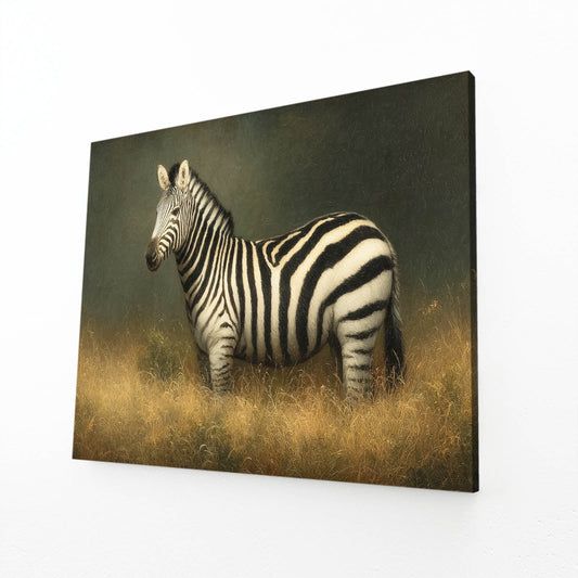 Rustic Zebra Art – rustic canvas print