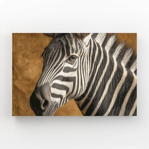 Rustic Zebra Canvas Art