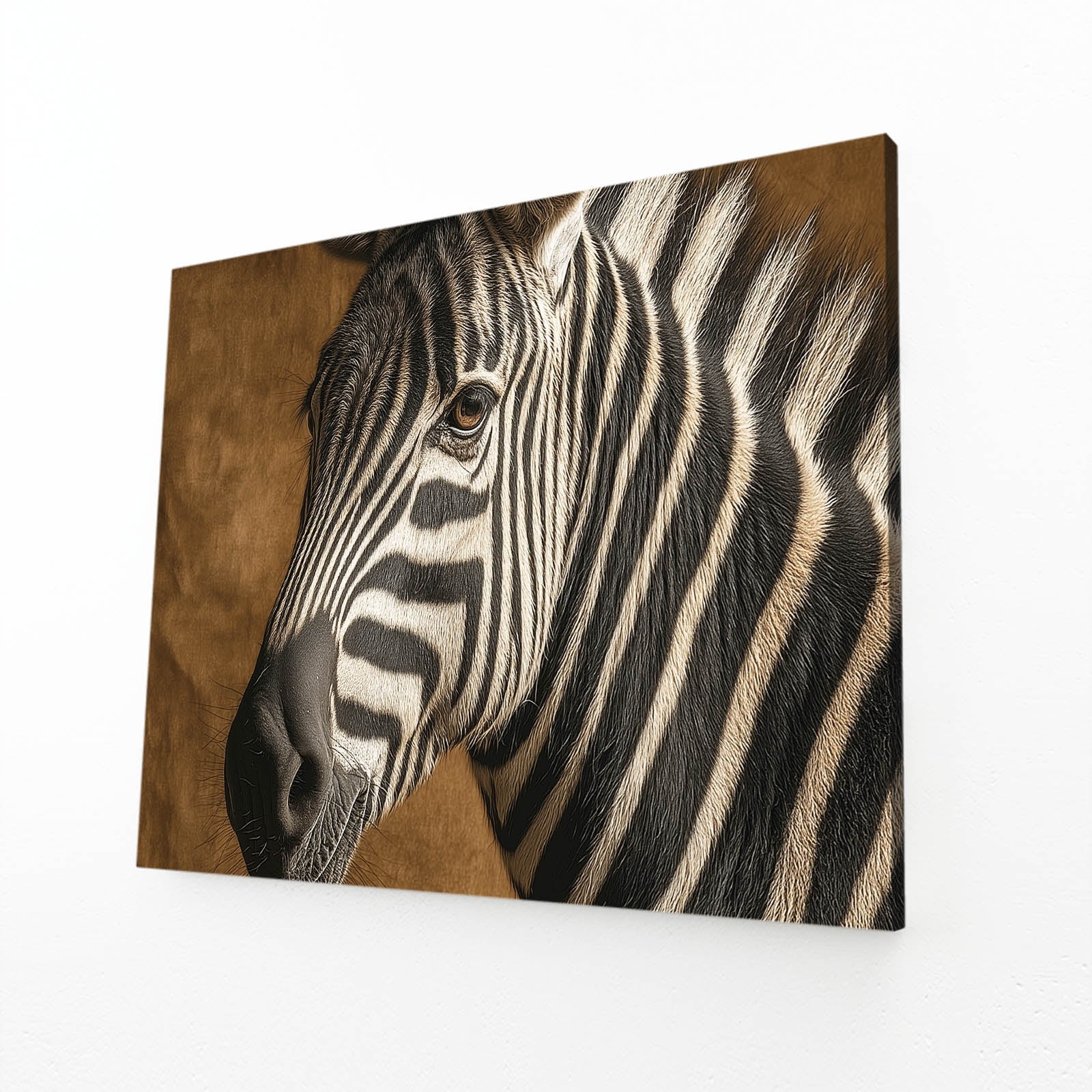 Rustic Zebra Canvas Art – rustic canvas print