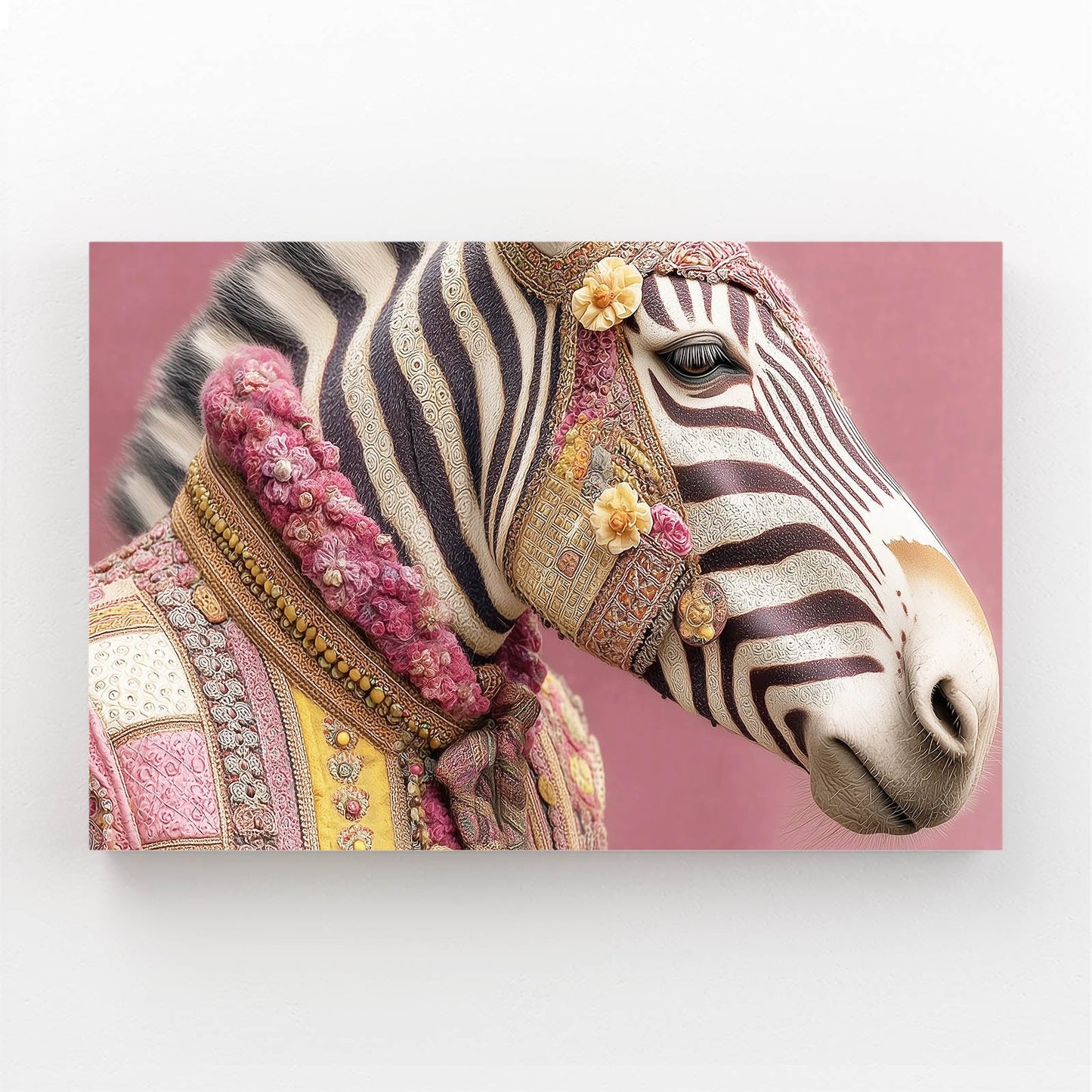 Rustic Zebra Wall Art – rustic canvas print