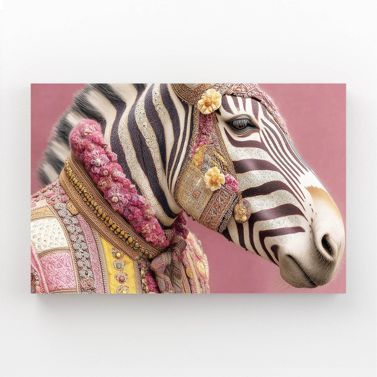 Rustic Zebra Wall Art – rustic canvas print