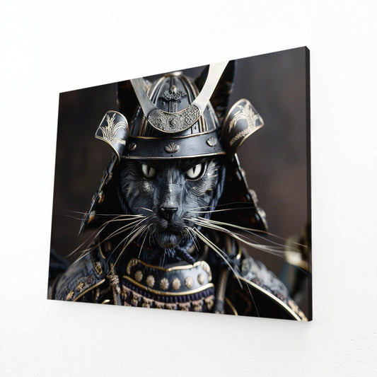 Samurai Warrior Cat Wall Art