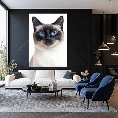 Sapphire Eyes Cat Wall Art