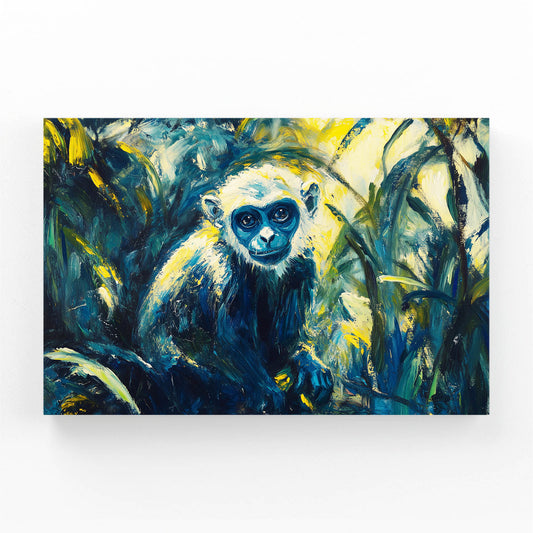 Sapphire Jungle Canopy Monkey Canvas Art – sapphire jungle canopy monkey canvas print