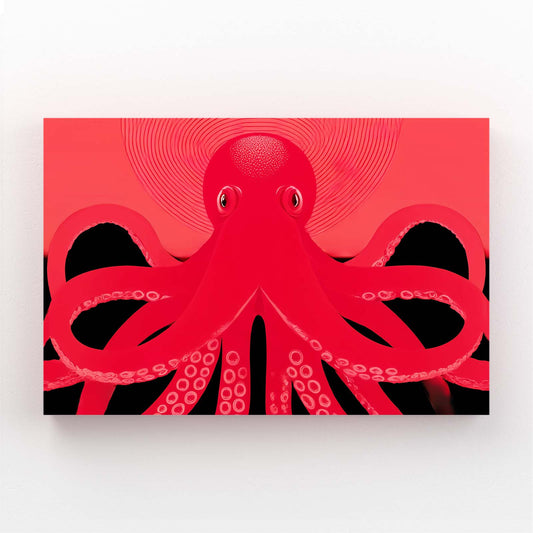 Scarlet Poster Octopus Wall Art – scarlet poster octopus canvas print