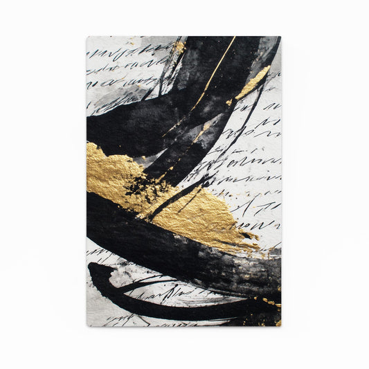 Script Stroke Gold Wall Decor – script stroke gold gold canvas print
