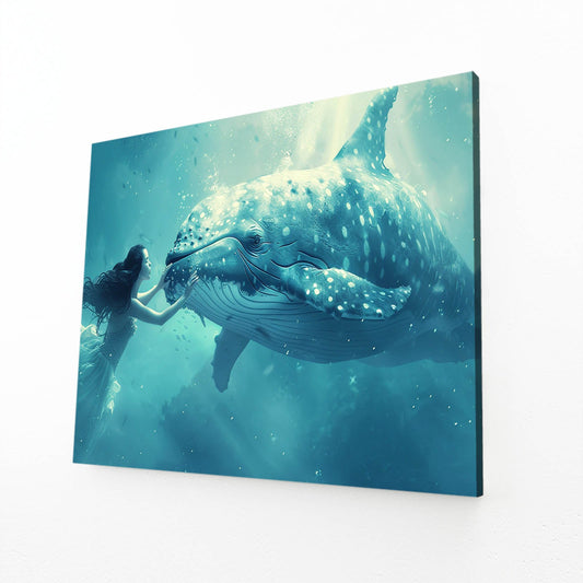 Serenity Whale Digital Art