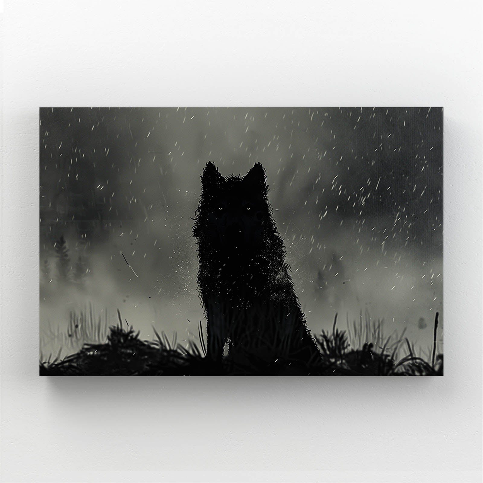 Shadow Wolf Wall Art