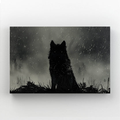 Shadow Wolf Wall Art