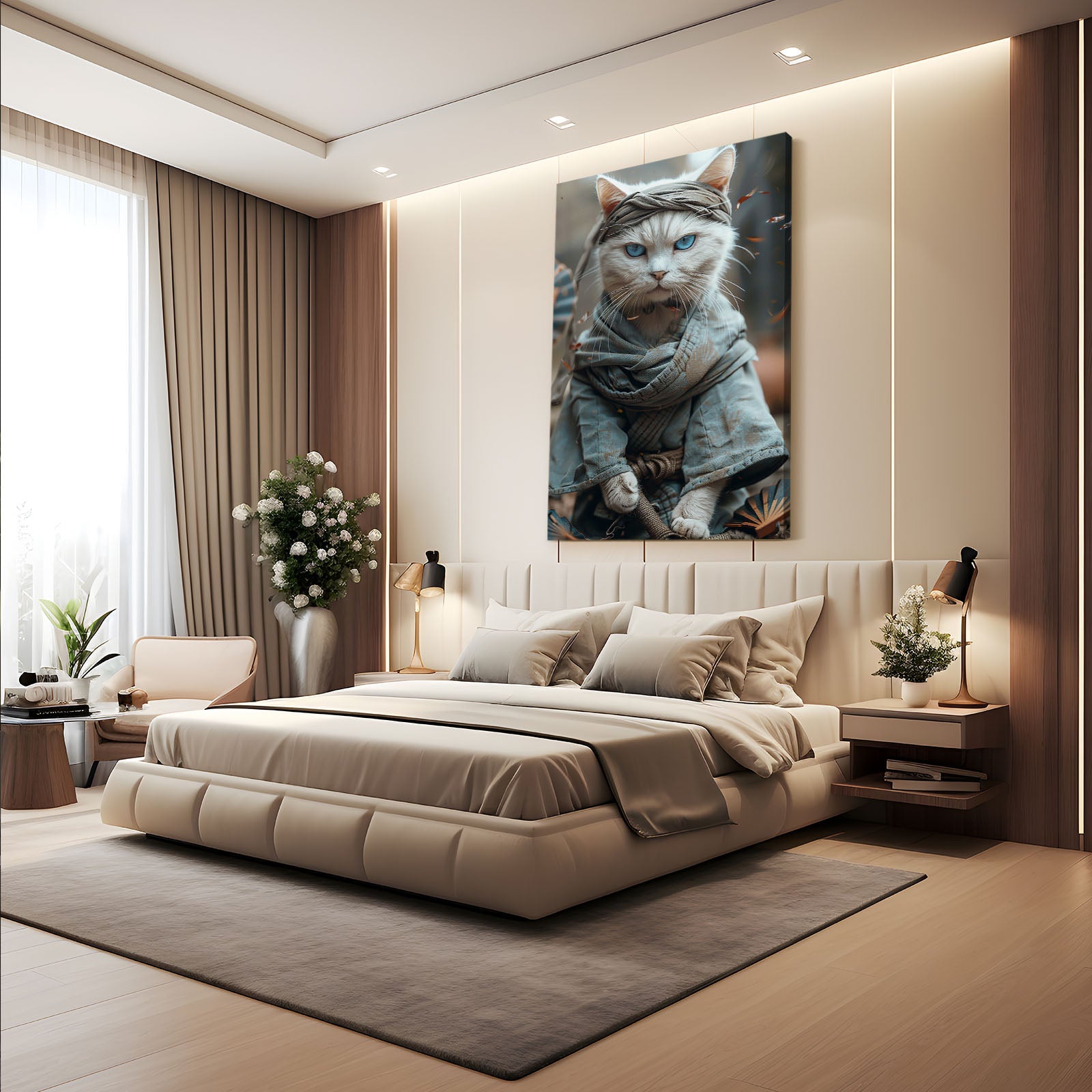 Silent Blade Cat Art