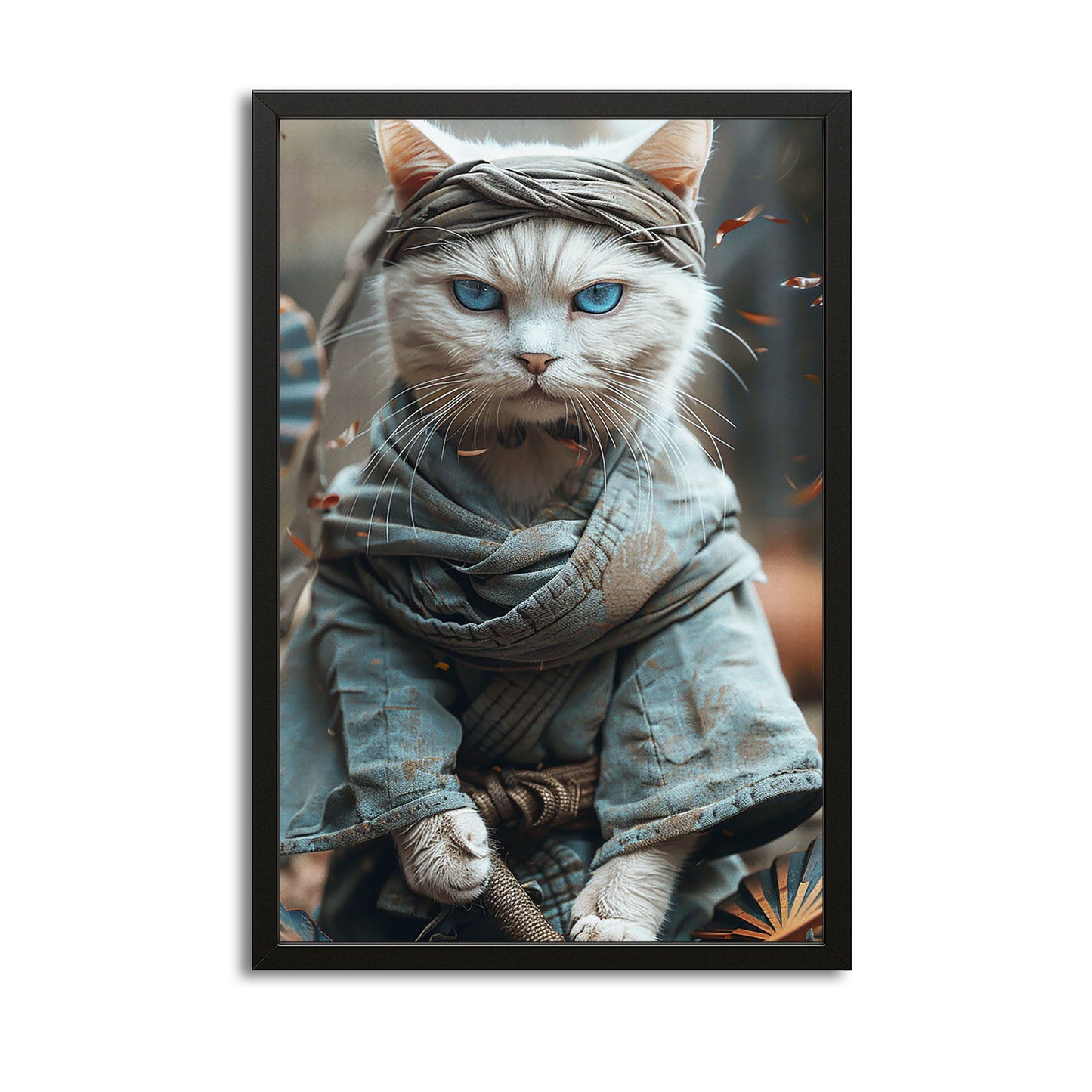 Silent Blade Cat Art