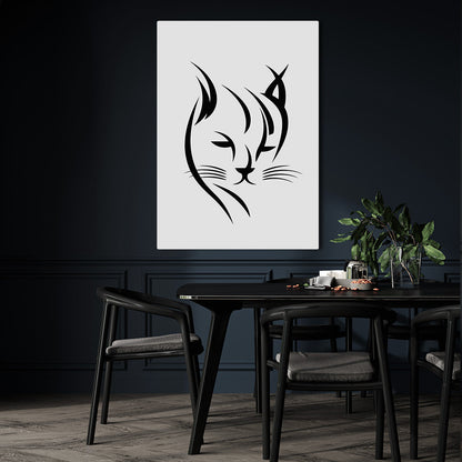 Silhouette Cat Wall Art
