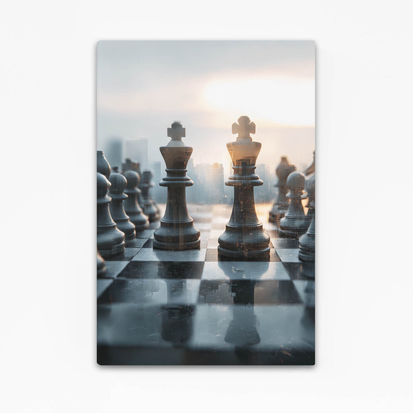 Skyline Board Dawn Chess Prints – skyline board dawn chess canvas print