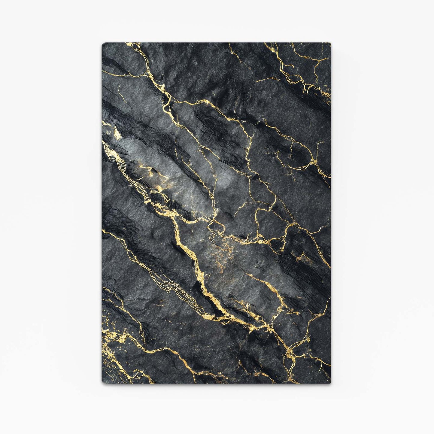 Slate Gold Veins Wall Decor – slate gold veins gold canvas print