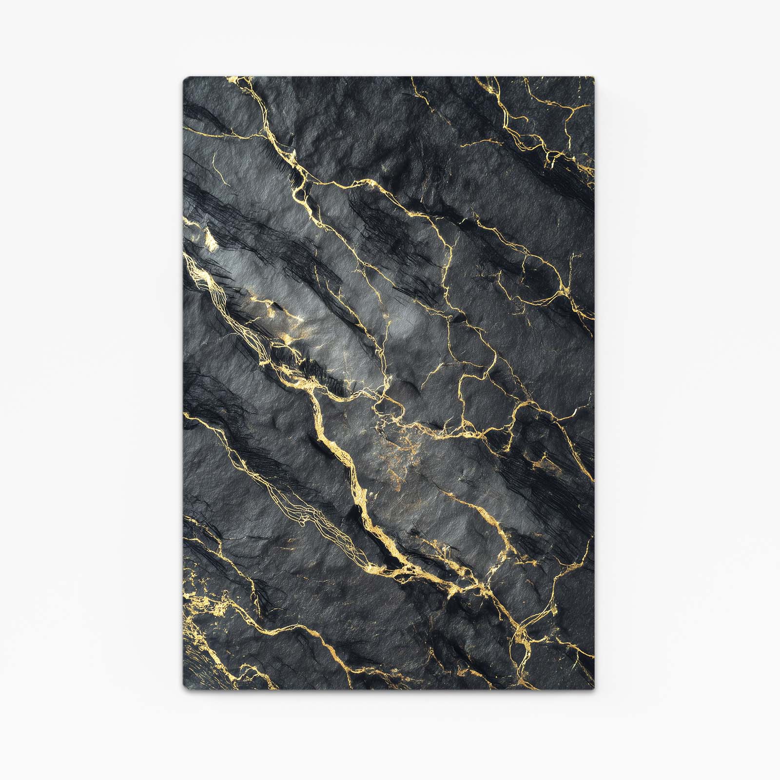 Slate Gold Veins Wall Decor – slate gold veins gold canvas print