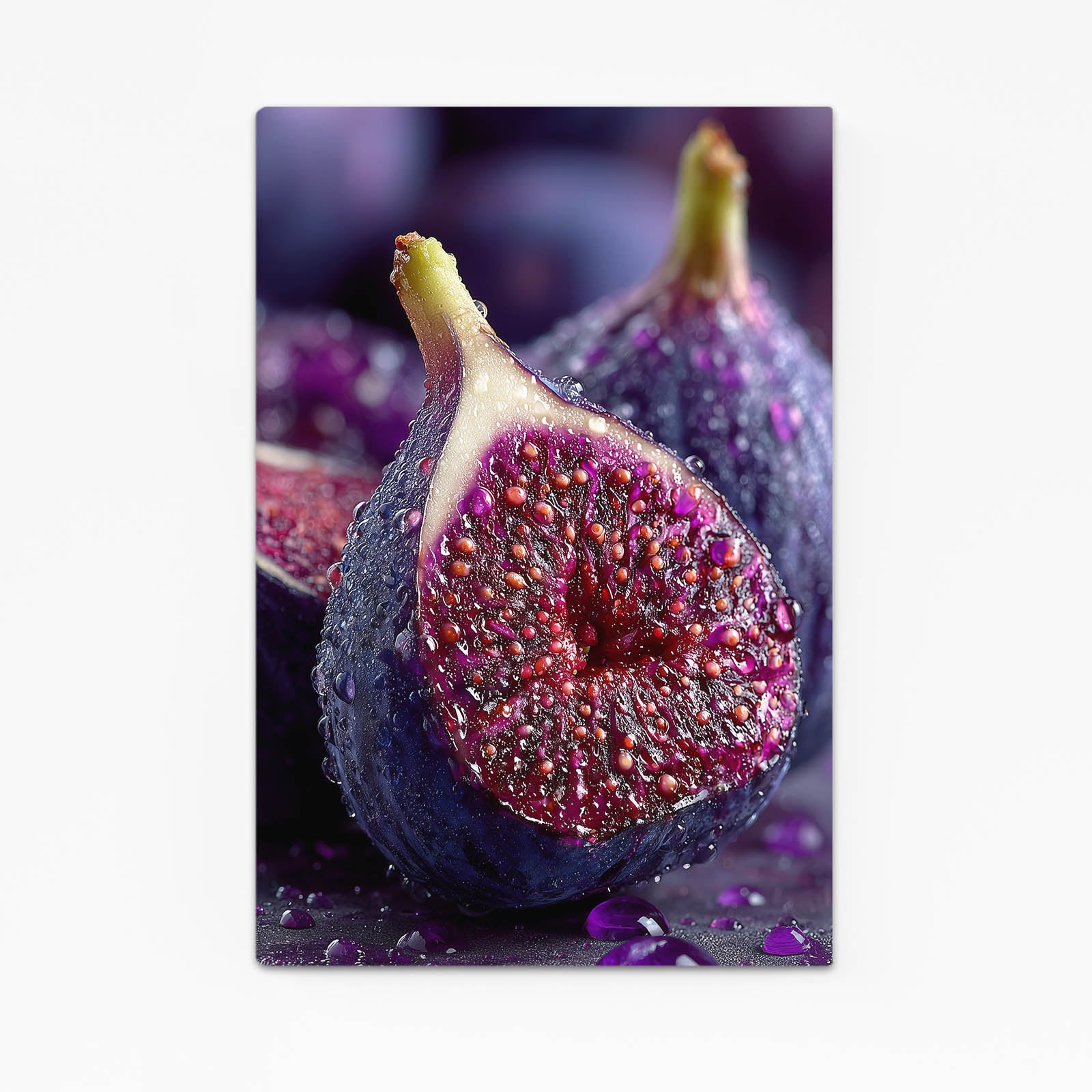 Sliced Fig Macro Fruit Canvas – sliced fig macro fruit canvas print