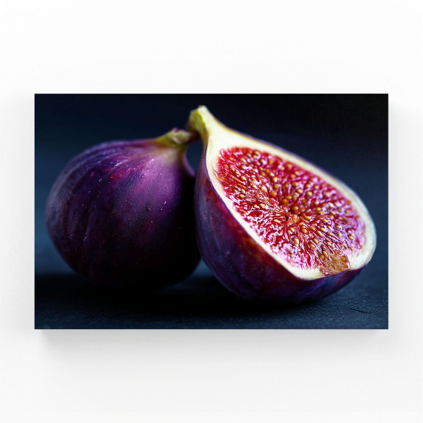 Sliced Fig Purple Fruit Prints – sliced fig purple fruit canvas print