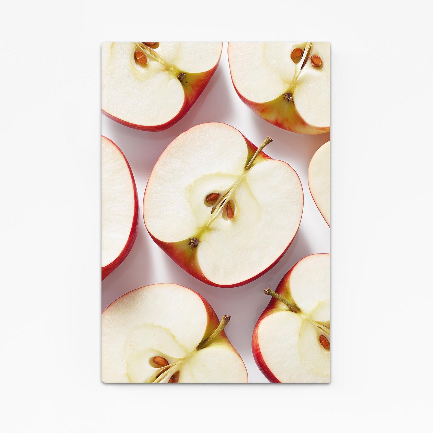 Sliced Halves Pattern Apple Wall Art – sliced halves pattern apple canvas print