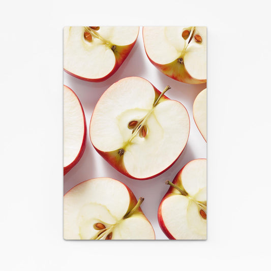 Sliced Halves Pattern Apple Wall Art – sliced halves pattern apple canvas print