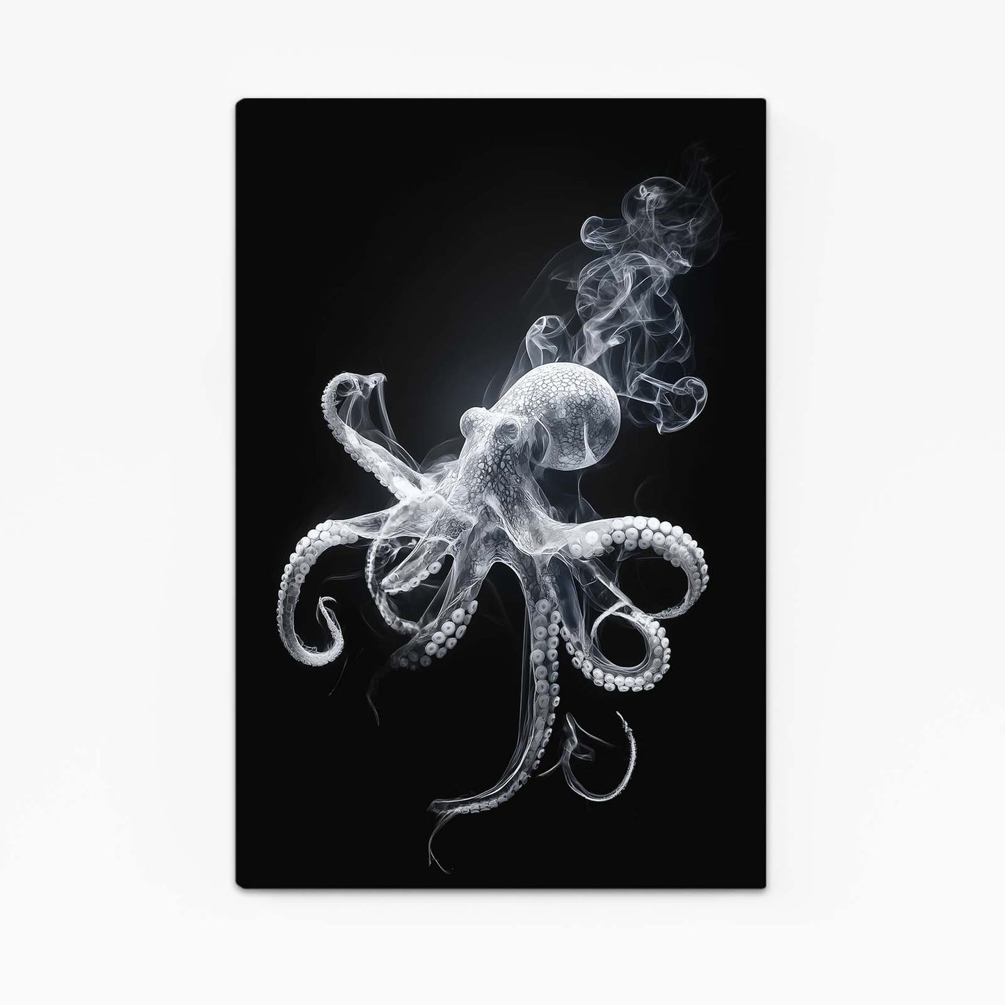 Smoke Silhouette Octopus Canvas – smoke silhouette octopus canvas print