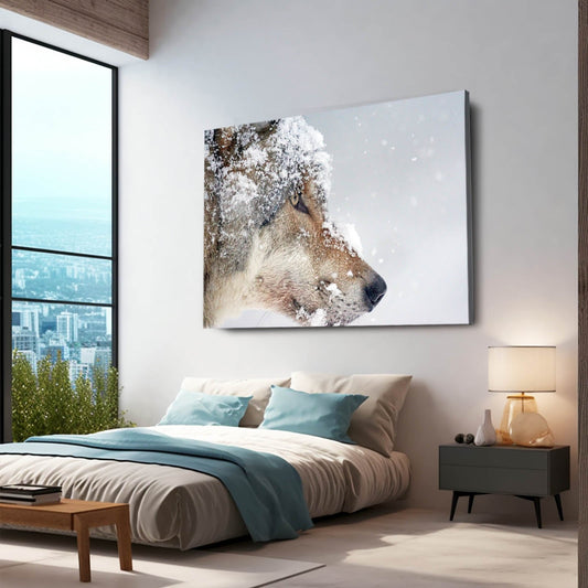 Snow Wolf Art