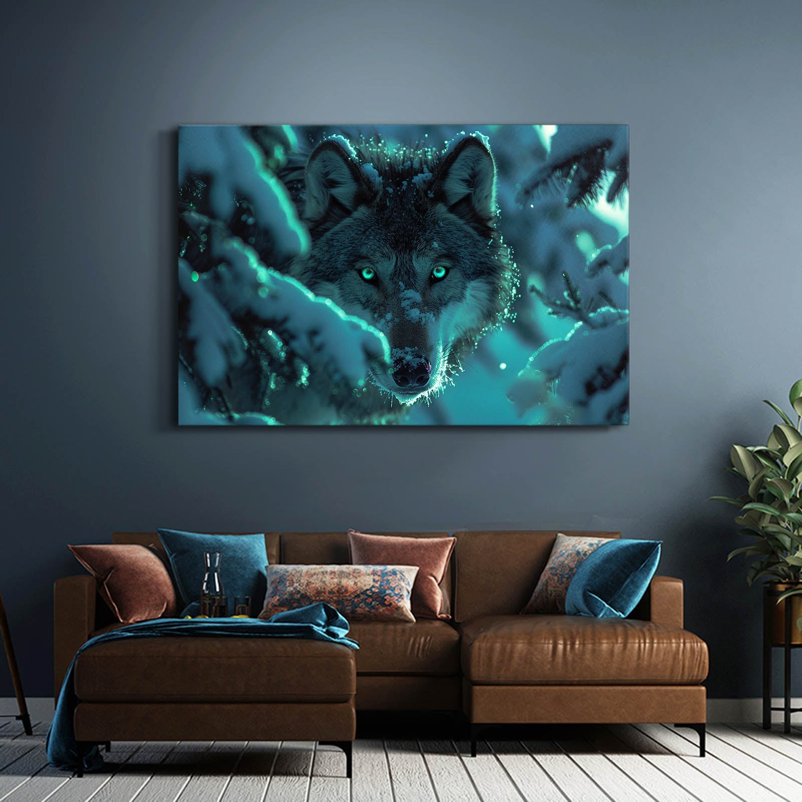 Snow Wolf Wall Art