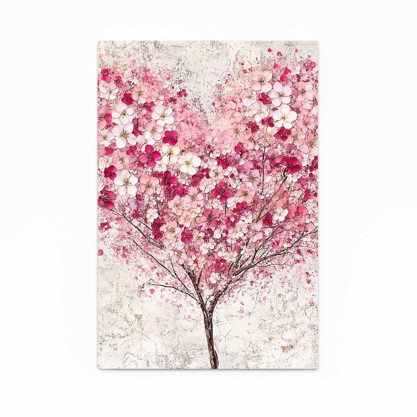 Snowy Petal Tree Cherry Blossom Canvas Art – snowy petal tree cherry blossom canvas print