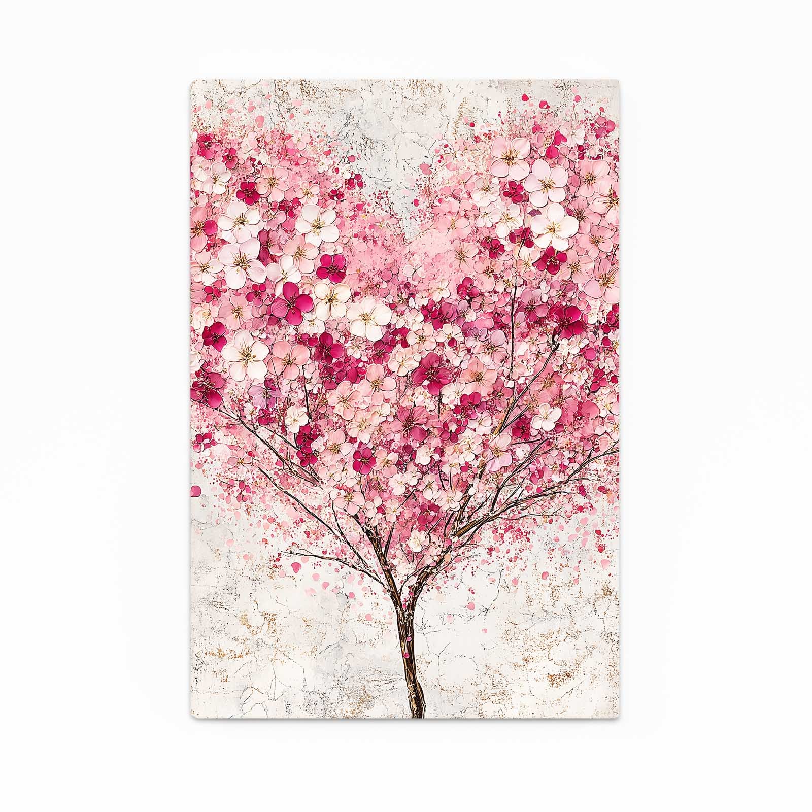 Snowy Petal Tree Cherry Blossom Canvas Art – snowy petal tree cherry blossom canvas print