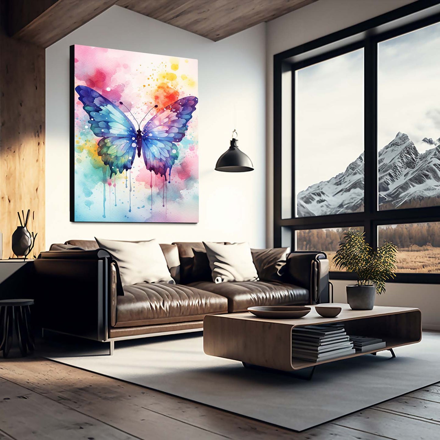 Soft Color Butterfly Wall Art