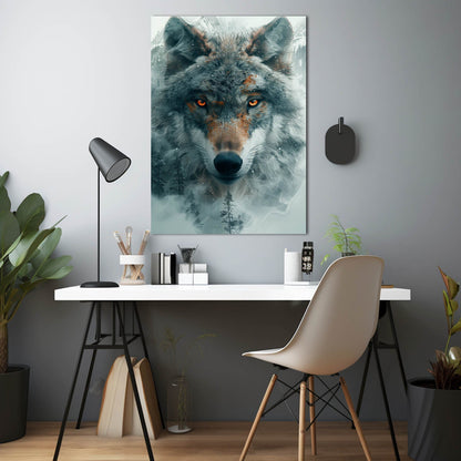 Spiritual Wolf Wall Art
