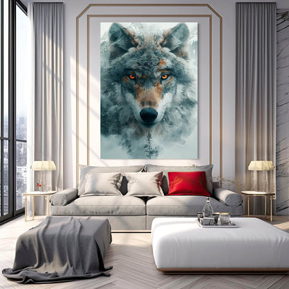 Spiritual Wolf Wall Art