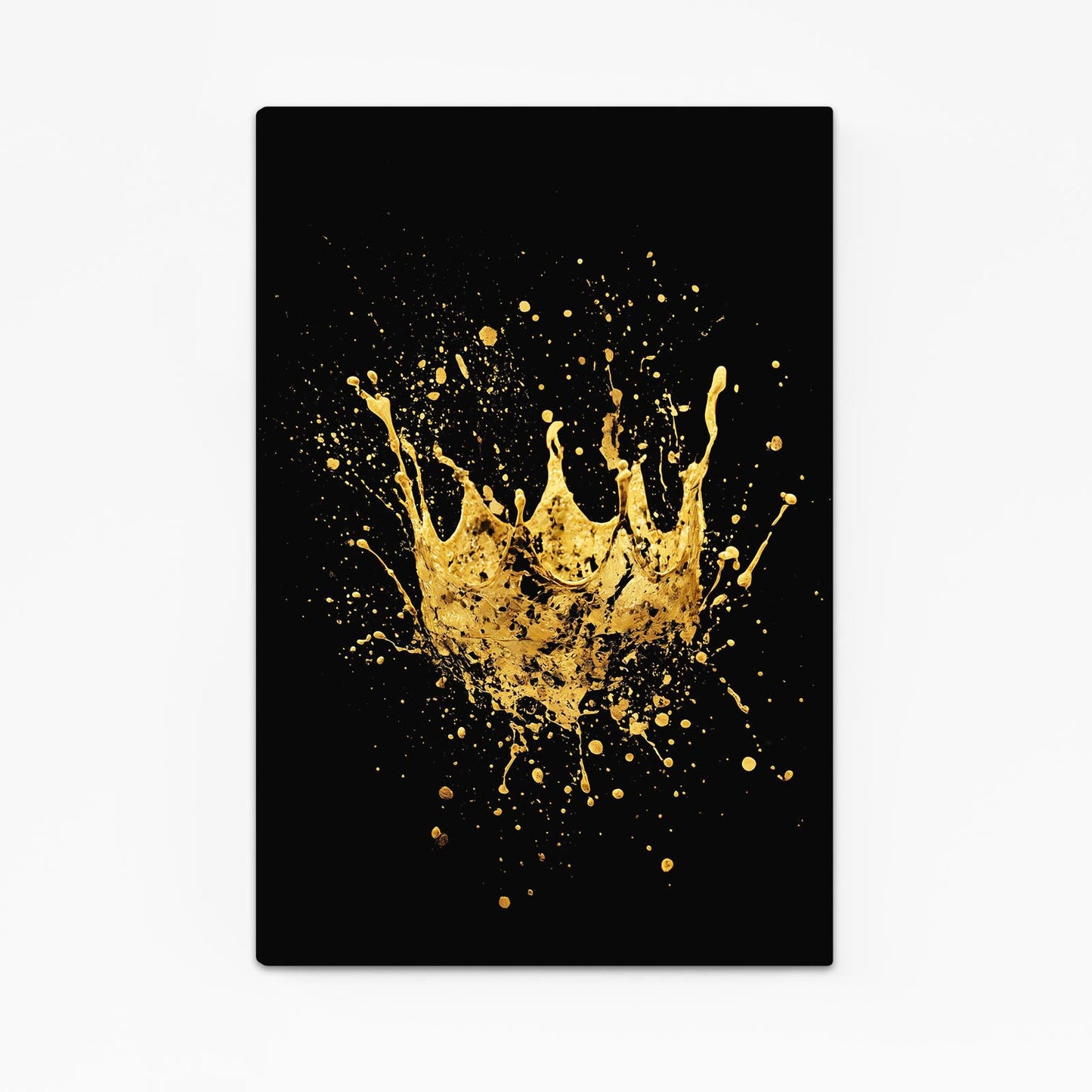 Splashed Gold Crown Canvas Art – splashed gold crown gold canvas print