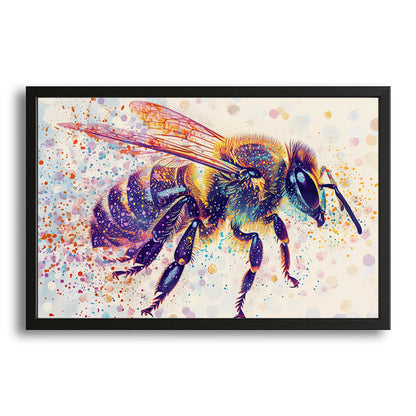 Splatter Effect Bee Art