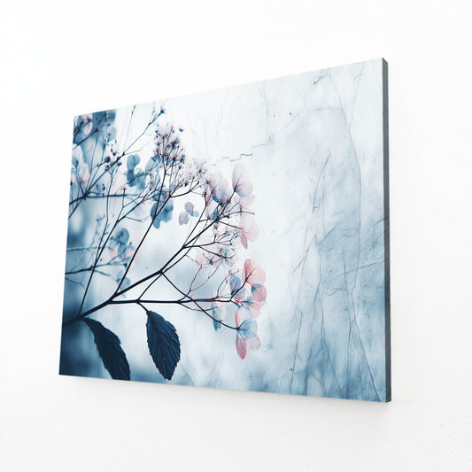 Spring Blossom Wall Art and Photography – angled canvas view on white background