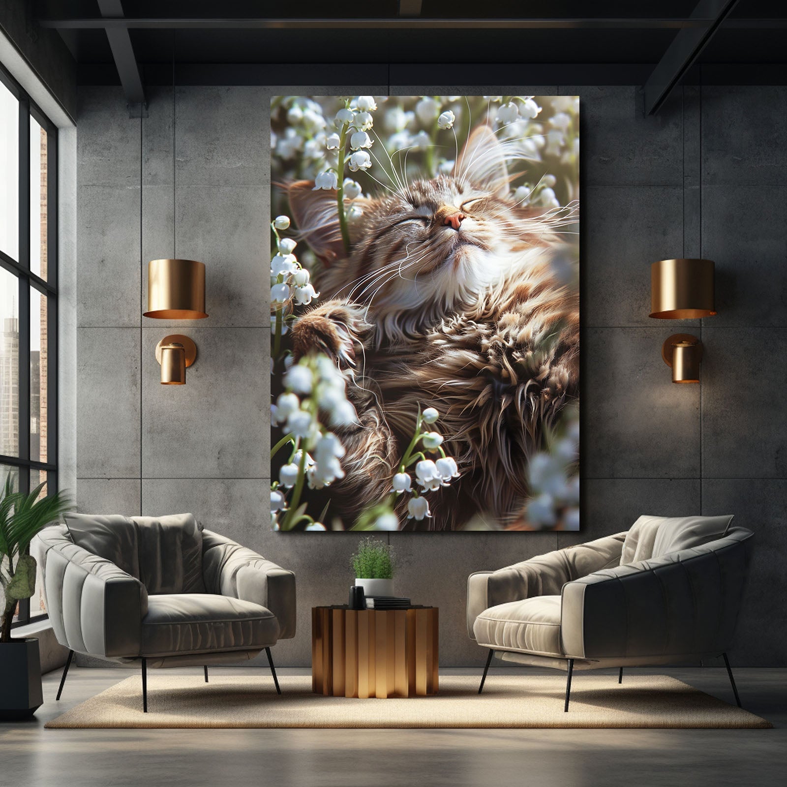 Spring Dream Cat Wall Art