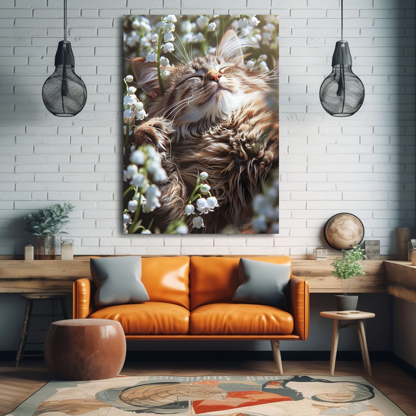 Spring Dream Cat Wall Art