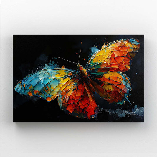 Stained Glass Butterfly Wall Art