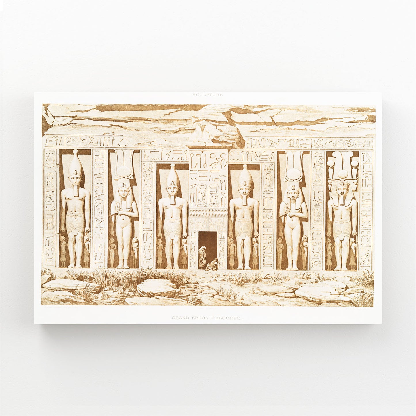 Standing Figures Frieze Egyptian Canvas Art – standing figures frieze egyptian canvas print