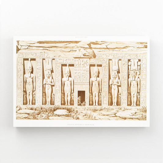 Standing Figures Frieze Egyptian Canvas Art – standing figures frieze egyptian canvas print