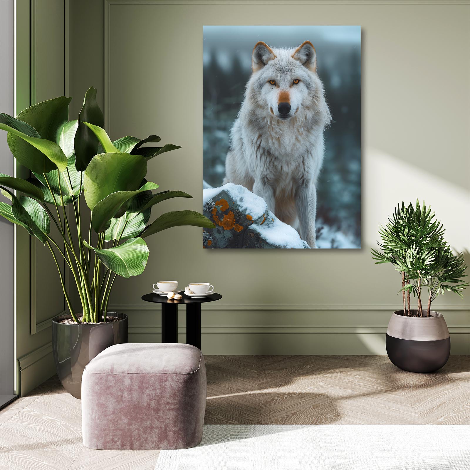 Standing Wolf Art