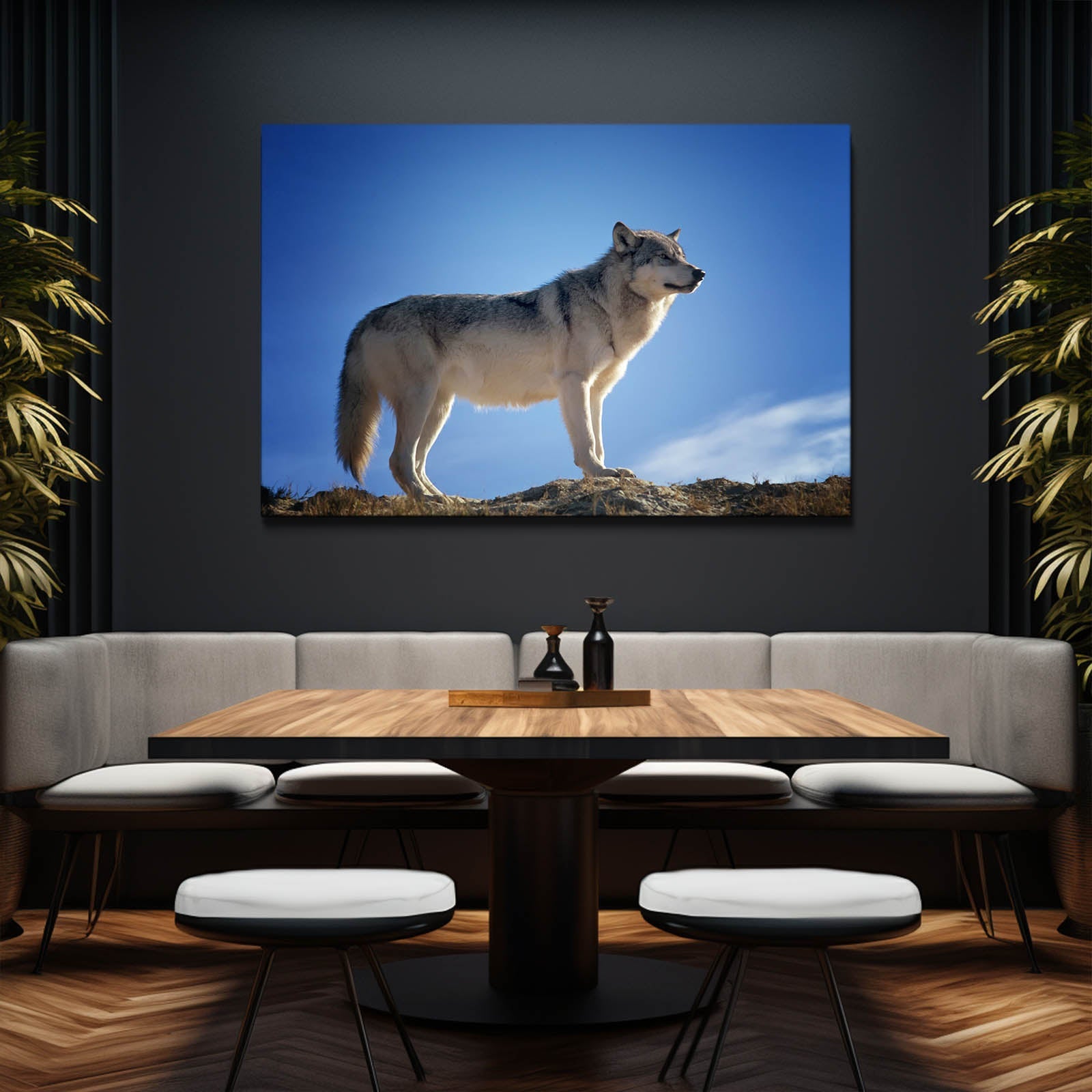 Standing Wolf Wall Art